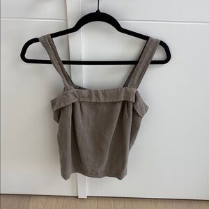 Joie Brown Crop Top